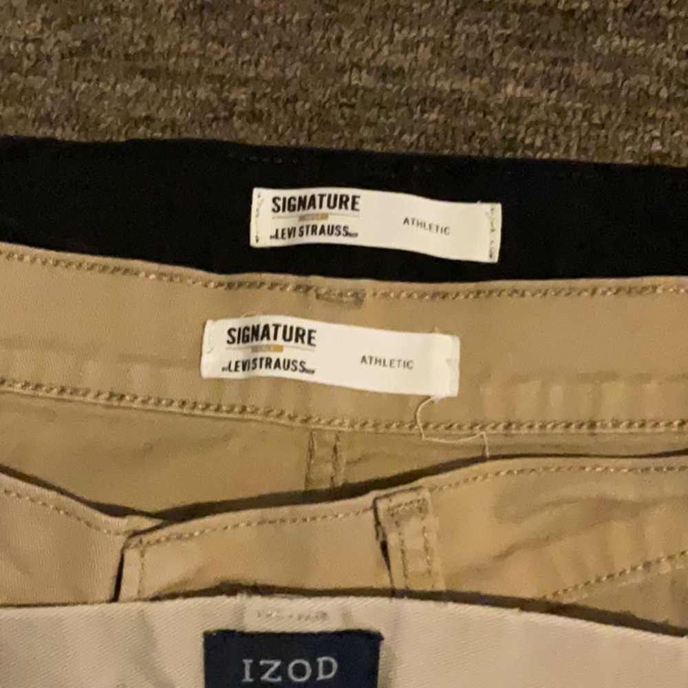 Levi Strauss Athletic Khaki Pants - Picture 1 of 3